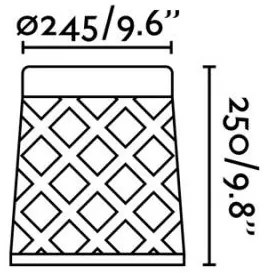 FARO 72311 - LED Kültéri lámpa SHADOW LED/10W/230V IP65