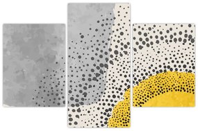 Kép - N⁰3 strand absztrakt festménye (90x60 cm)