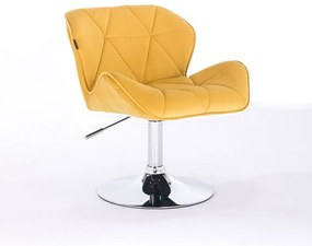 HR111N Sárga modern velúr szék