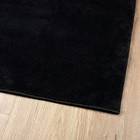 OVIEDO fekete rövid szálú szőnyeg 200 x 200 cm