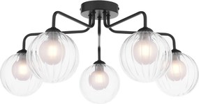 Dar Lighting modern mennyezeti lámpa feya matt fekete darfey0522-20