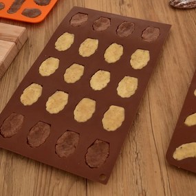 Szilikon madeleine sütőforma 17,5x29,5 cm – Orion