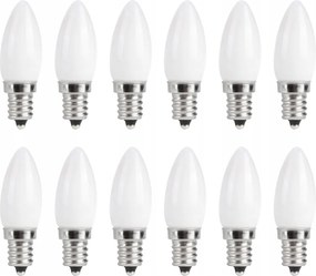 Kis Méretű E12 Izzó Hosszú Izzóval 10 Db