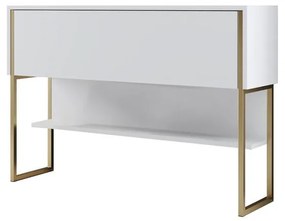 Komód Luxe - Gold, White