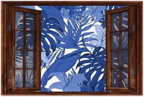 Poszterek 90x60 Classic Blue Monstera