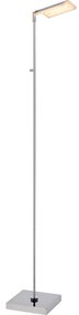 Lucide 19730/10/11 - LED Dimmelhető állólámpa AARON LED/12W/230V króm