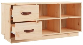 tömör fenyőfa cipőtároló pad 100 x 34 x 45 cm
