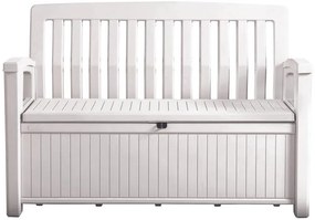 Keter Patio Bench kerti pad, fehér (610644)