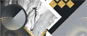 Kép - Texturális kollázs (120x50 cm)