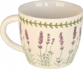 Kubas Levendula Kerámia bögre Virágok