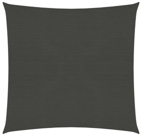 antracitszürke HDPE napvitorla 160 g/m² 5 x 5 m