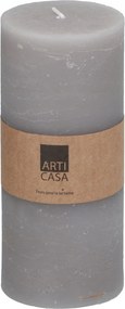 Nagy Asztali dekorációs Gyertya rusztikus 7x16cm szürke