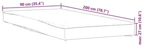 fehér matracvédő 90 x 200 cm vízálló