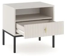 Éjjeli szekrény SUE bézs/kasmír