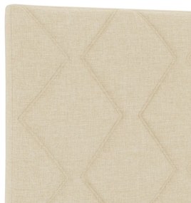 Fejtámla Gyémánt Blokkok Dizájn Krém 200 cm Textil