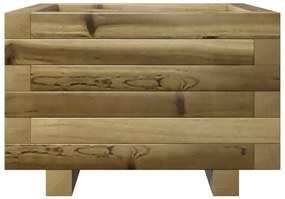 vidaXL impregnált fenyőfa kerti virágláda 40x40x26,5 cm