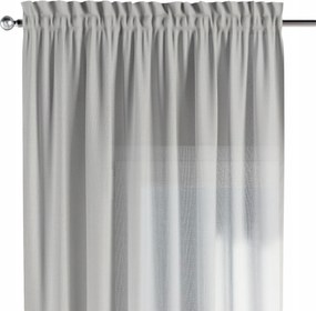 Csatornafüggöny frufruval 1 db 140x260cm fehér