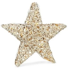 Natúr színű kültéri fénydekoráció karácsonyi mintával ø 50 cm Sofus – Markslöjd