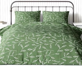 Pamut ágynemű Homa RENA GREEN 4 részes 140x200 cm