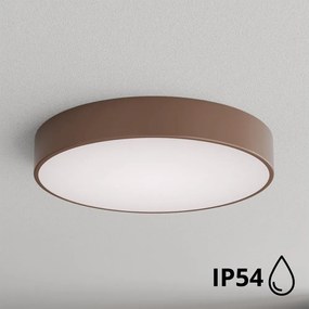 Brilagi - CLARE fürdőszobai mennyezeti lámpa 4xE27/24W/230V, átmérő 50 cm, IP54, barna