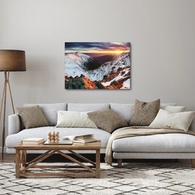 Kép - Téli hegyi panoráma (70x50 cm)