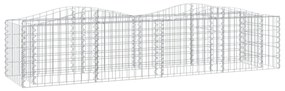 íves horganyzott vas gabion magaságyás 200x50x50 cm