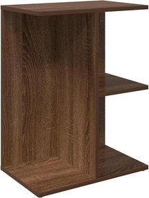 vidaXL éjjeliszekrény barna tölgyfa 46,5x29x61 cm gépi forgácsolt fa