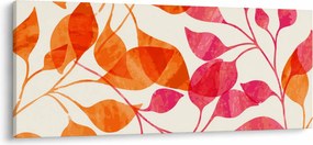 Kép - Narancssárga levelek (120x50 cm)