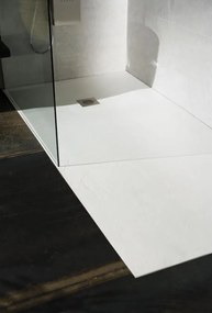 AREZZO design SOLIDSoft zuhanytálca 90x90 cm, FEHÉR, színazonos lefolyóval (2 doboz)