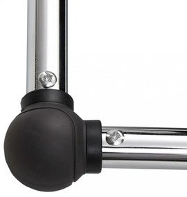 fekete lábtámasz 45 x 40 x 13,5 cm