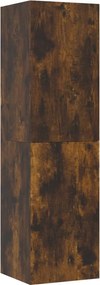 vidaXL füstös tölgy színű falra szerelhető TV-szekrény 30,5x30x110 cm