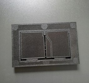 Delta csempébe épített rejtett öblítőgomb