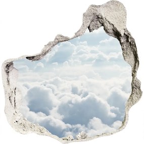 3d lyuk fal dekoráció Felhők a levegőből nd-p-85187027