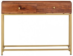tömör akácfa tálalóasztal 100 x 35 x 76 cm