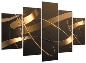 Kép - bronz szalagok (150x105 cm)