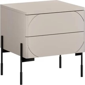 Sonatia 45 éjjeliszekrény 2SZ - kasmír