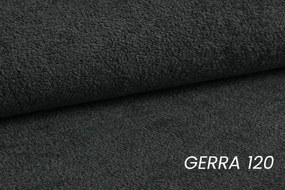 Avia Mini kinyitható sarokkanapé, univerzális állás - grafitszürke Gerra 120 boucle