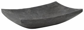 vidaXL fekete márvány mosdókagyló 50 x 35 x 12 cm