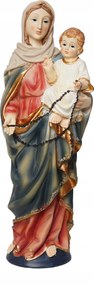 Madonna Rózsafüzér Szűzanya figura 39cm Gyönyörű