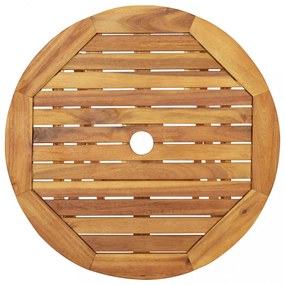 3 részes összecsukható tömör akácfa kerti étkezőszett