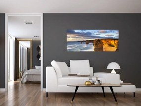 A tengeri sziklák képe (120x50 cm)