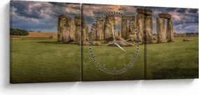 Stonehenge képe (órával) (90x30 cm)