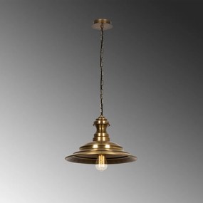 Bronzszínű függőlámpa fém búrával ø 39 cm Sivani – Opviq lights