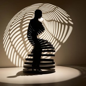 Poszter 40x40cm Geometria emberi bőrben