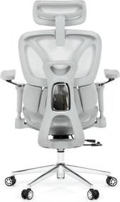 Irodai szék szinkronmechanikás szürke hálós GREY
