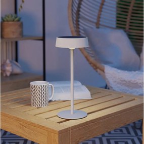 Eglo 75877 - LED fényerőszabályozható, napelemes, újratölthető asztali lámpa SIMERI LED/3W/5V 1800mAh IP44 fehér