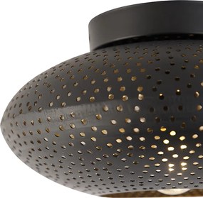 Keleti mennyezeti lámpa fekete arannyal 25 cm - Radiance
