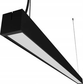 LED csillár kábeles/felületre szerelhető LED/44W/230V 4000K 120 cm fekete