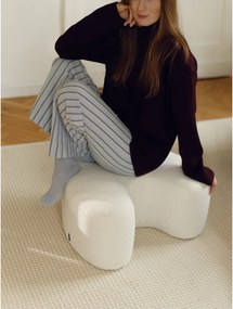 Bézs buklé puff Ü – noo.ma