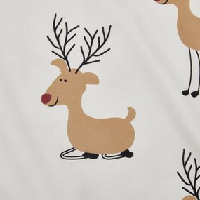 Renforcé pamut ágynemű TIMBA DEER fehér Ágyneműhuzat mérete: 80 x 80 cm | 135 x 200 cm